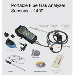 Handheld Flue Gas Analyzer Type S-1400-SO2 Produk Sensonic | Alat Uji Emisi Cerobong Asap