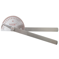 Stainless Steel 6-piece Goniometer Set | Alat Ukur menghitung sudut  dan kemampuan gerak pada sendi
