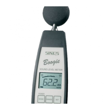 Portable Sound Level Meter type Boggie-TM product Sinus (Germany) | Alat ukur kebisingan suara