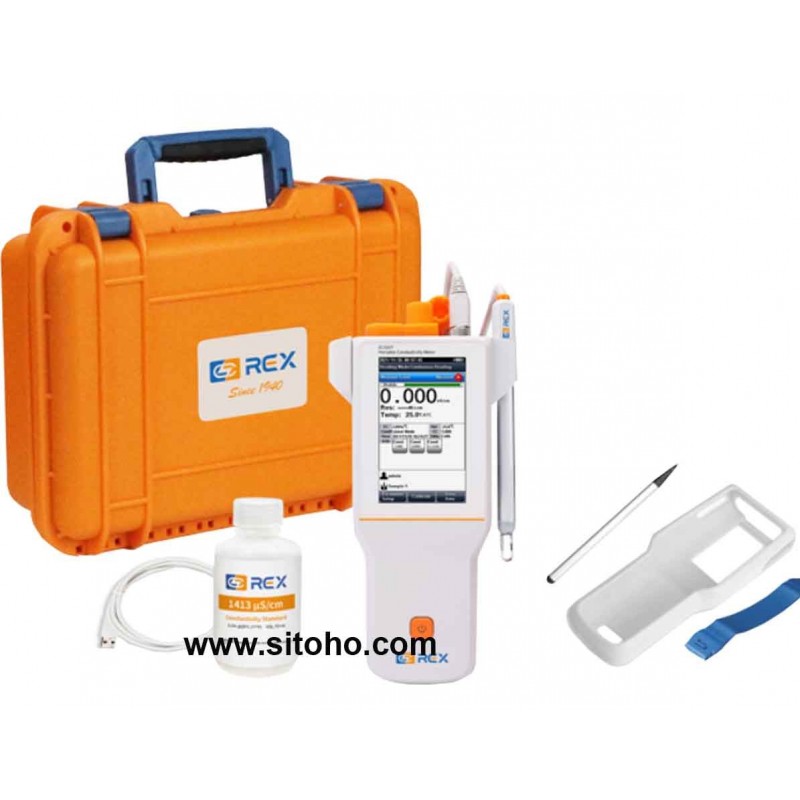 EC310T Portable Conductivity Meter Inesa Rex | Alat Ukur Daya Hantar Listrik dalam Air