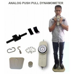 Analog Push Pull Dynamometer | Alat ukur kekuatan otot daya dorong dan daya tarik