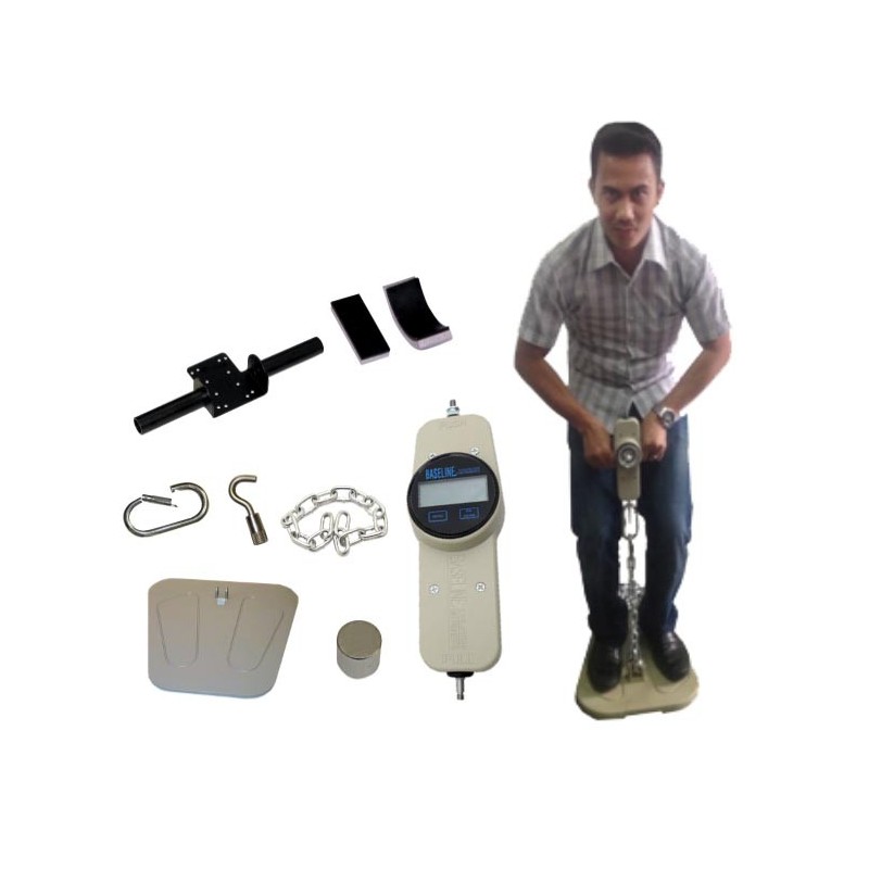 Digital Push Pull Dynamometer 113 kg. Alat ukur kekuatan otot daya dorong dan daya tarik