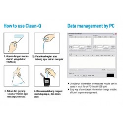 Teltron Clean-Q TBD1000 Real Time Hygiene Monitoring System | Portable ATP Meter