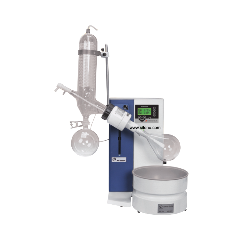 Digital Vertical Rotary Evaporator with Timer