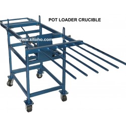 Pot Loader Crucibles | Alat Troli untuk memasukkan Crucible ke Fusion Furnace 25 pcs