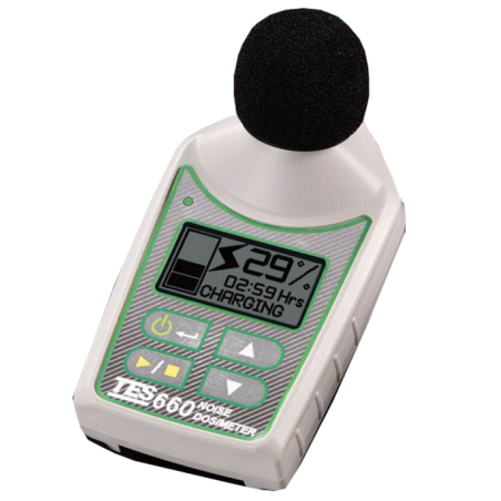 TES-660 Micro Nosie Dosimeter, Badge Type  | Alat Ukur Kebisingan Suara Secara Personal